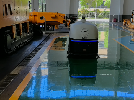 破解浙江新材料車間清潔困境！坦力無人洗地機，高效省本更省心